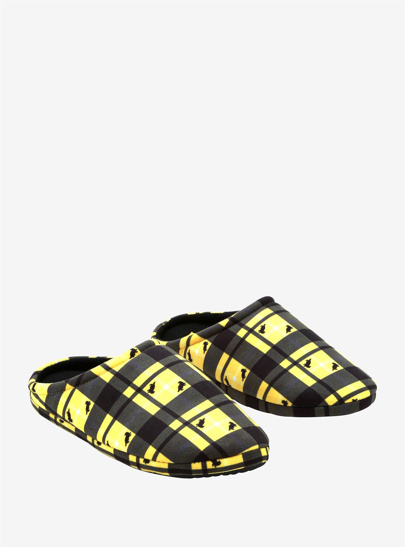 Harry Potter Hufflepuff Plaid Slippers, MULTI, hi-res