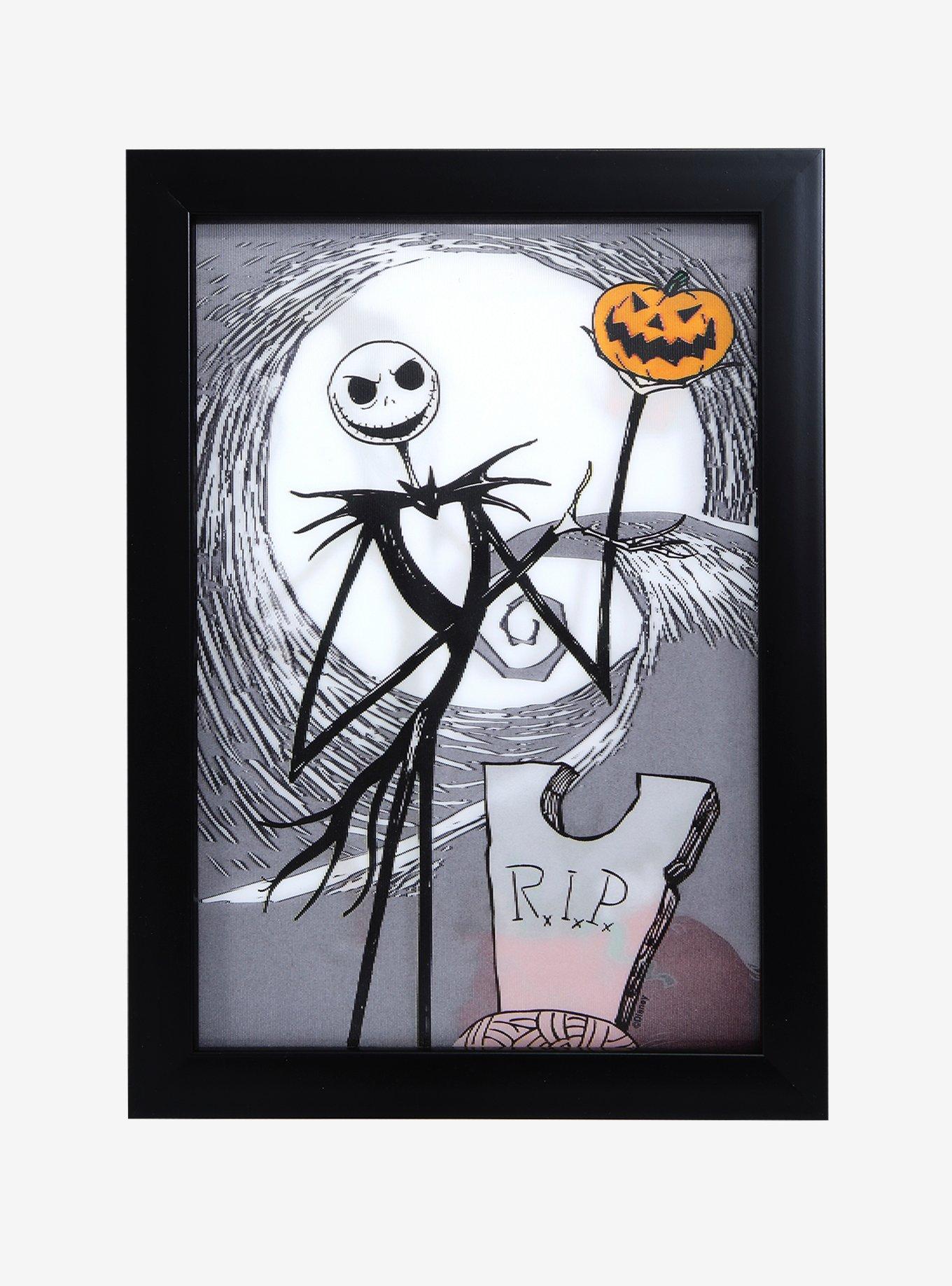 Disney The Nightmare Before Christmas Framed Lenticular Wall Art - BoxLunch Exclusive, , hi-res