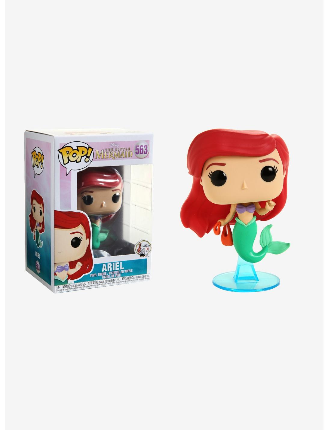 Funko Pop! Disney The Little Mermaid Ariel with Bag Vinyl Figure, , hi-res