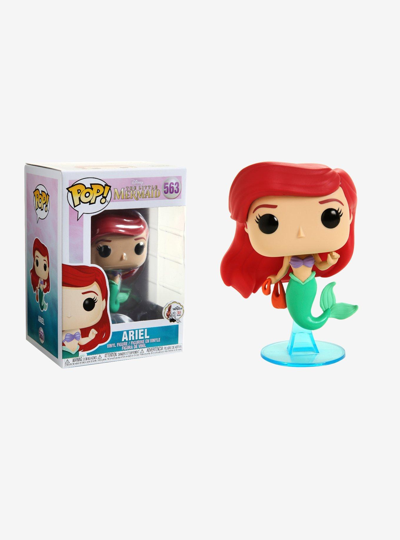 Funko Pop! Disney The Little Mermaid Ariel with Bag Vinyl Figure, , hi-res