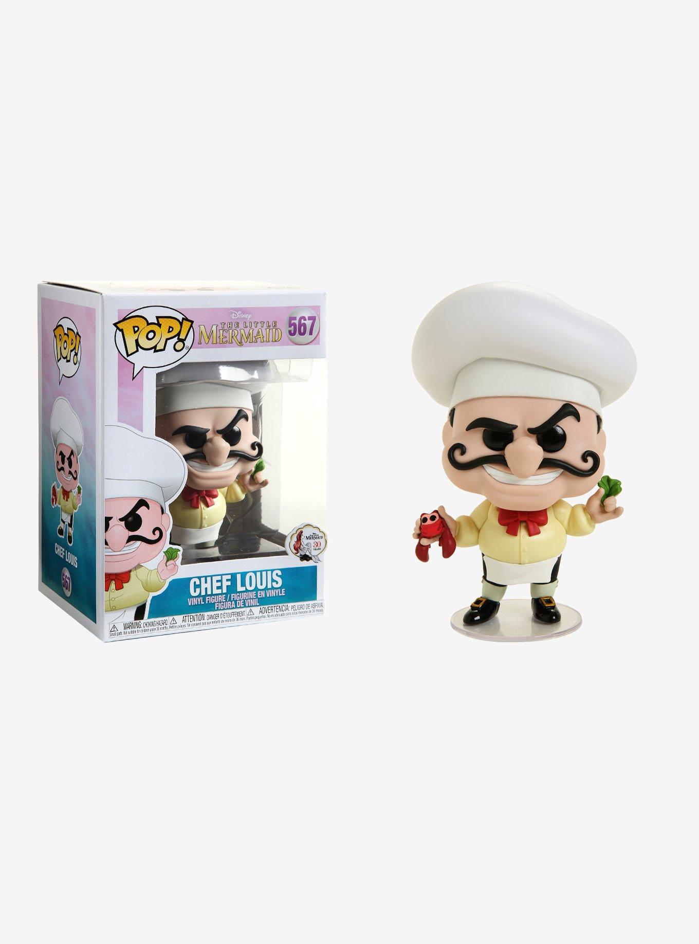 Funko Pop! Disney The Little Mermaid Chef Louis Vinyl Figure, , hi-res
