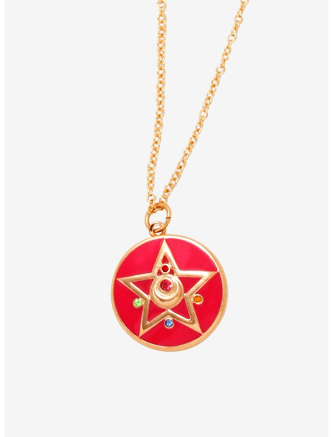 Sailor Moon Crystal Star Compact Necklace - BoxLunch Exclusive, , hi-res