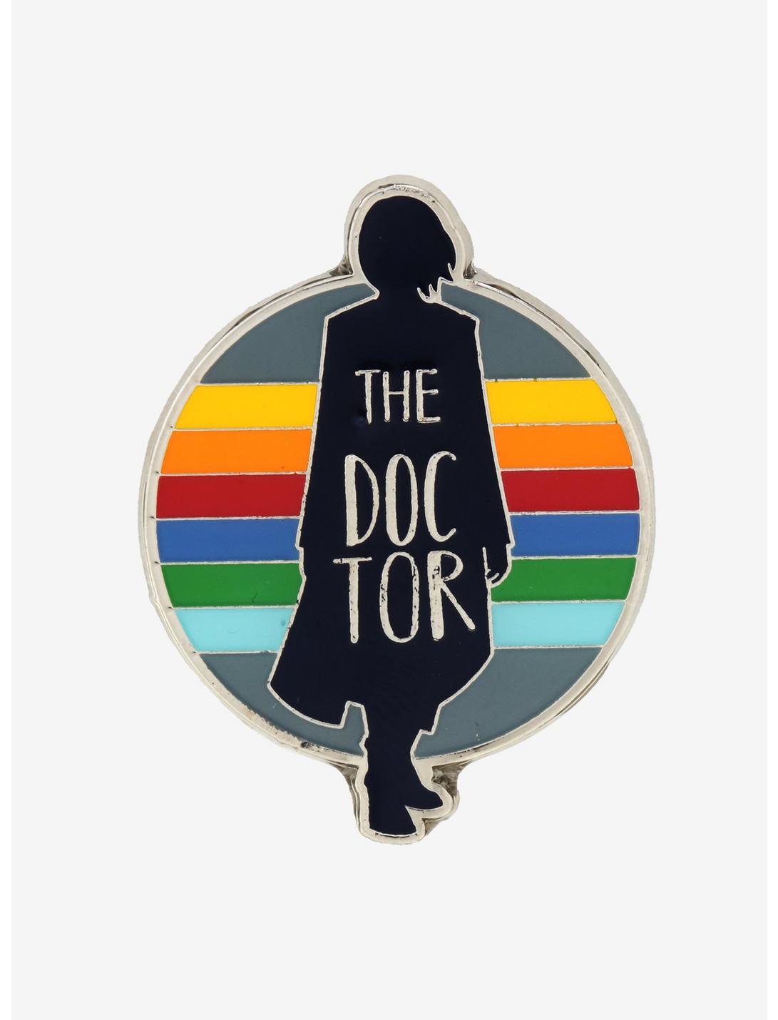 Loungefly Doctor Who The Doctor Enamel Pin - BoxLunch Exclusive, , hi-res