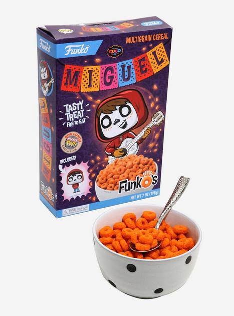 Funko Disney Pixar Coco FunkO's Cereal with Pocket Pop! Miguel Cereal ...