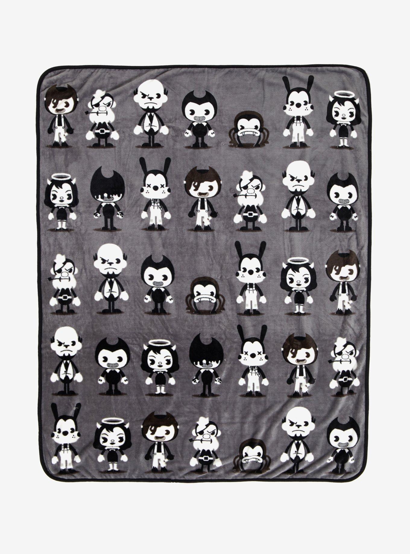 Bendy And The Ink Machine Chibi Characters Plush Throw Blanket Hot Topic