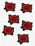 Mini Rose Patch Hair Clip Set - BoxLunch Exclusive, , hi-res