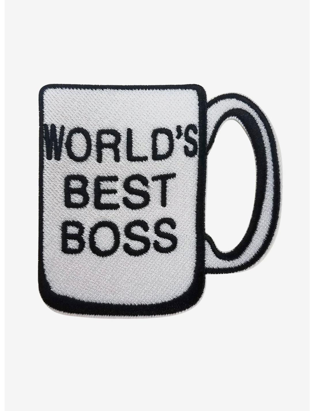 The Office World's Best Boss Iron-On Patch, , hi-res