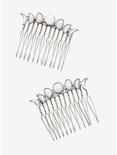 Opal Moon Phase Hair Comb Clip Set - BoxLunch Exclusive, , hi-res