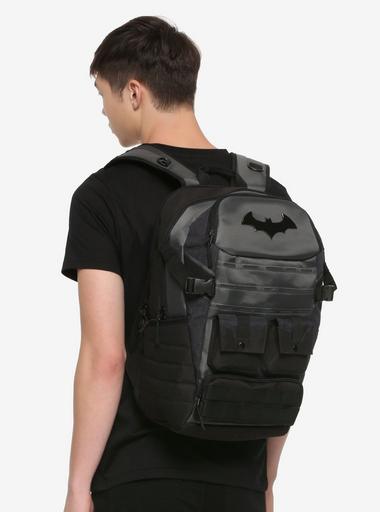  Customer reviews: DC Comics Batman Gold Metal Plate Black  Backpack