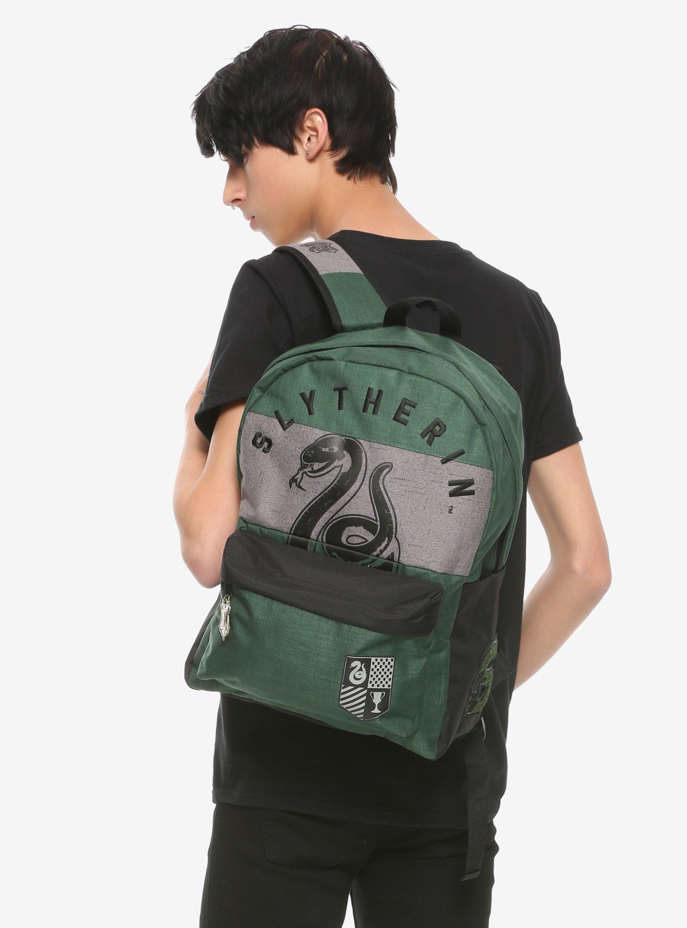 Harry Potter Slytherin Color-Block Backpack, , hi-res