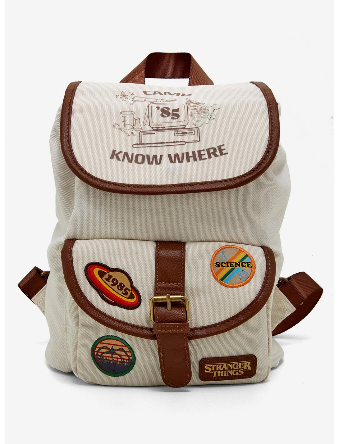 Stranger Things Camp Know Where Patch Mini Backpack, , hi-res
