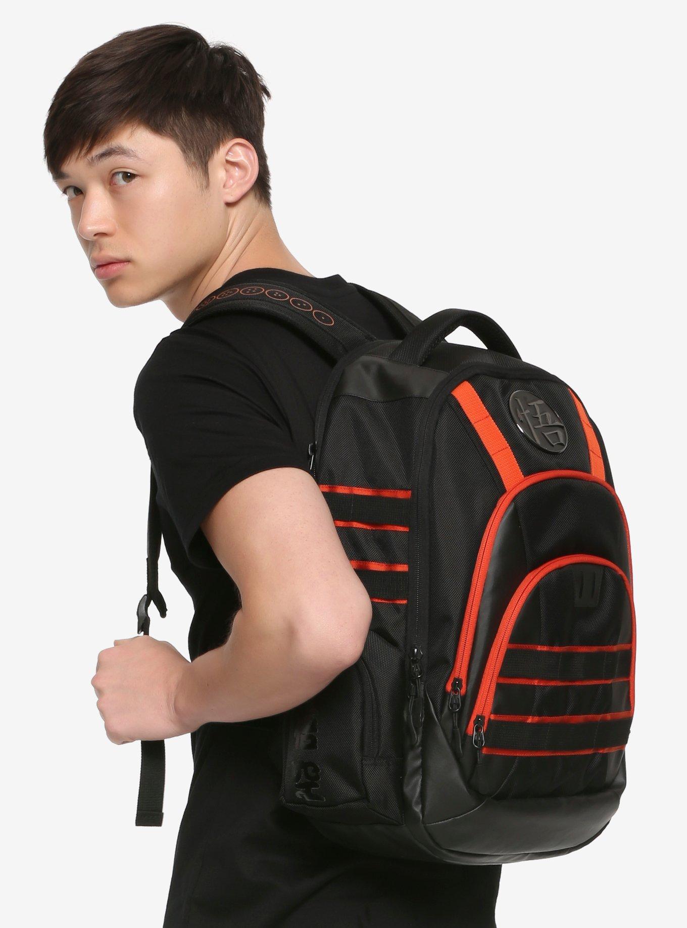 orange dragon ball z backpack
