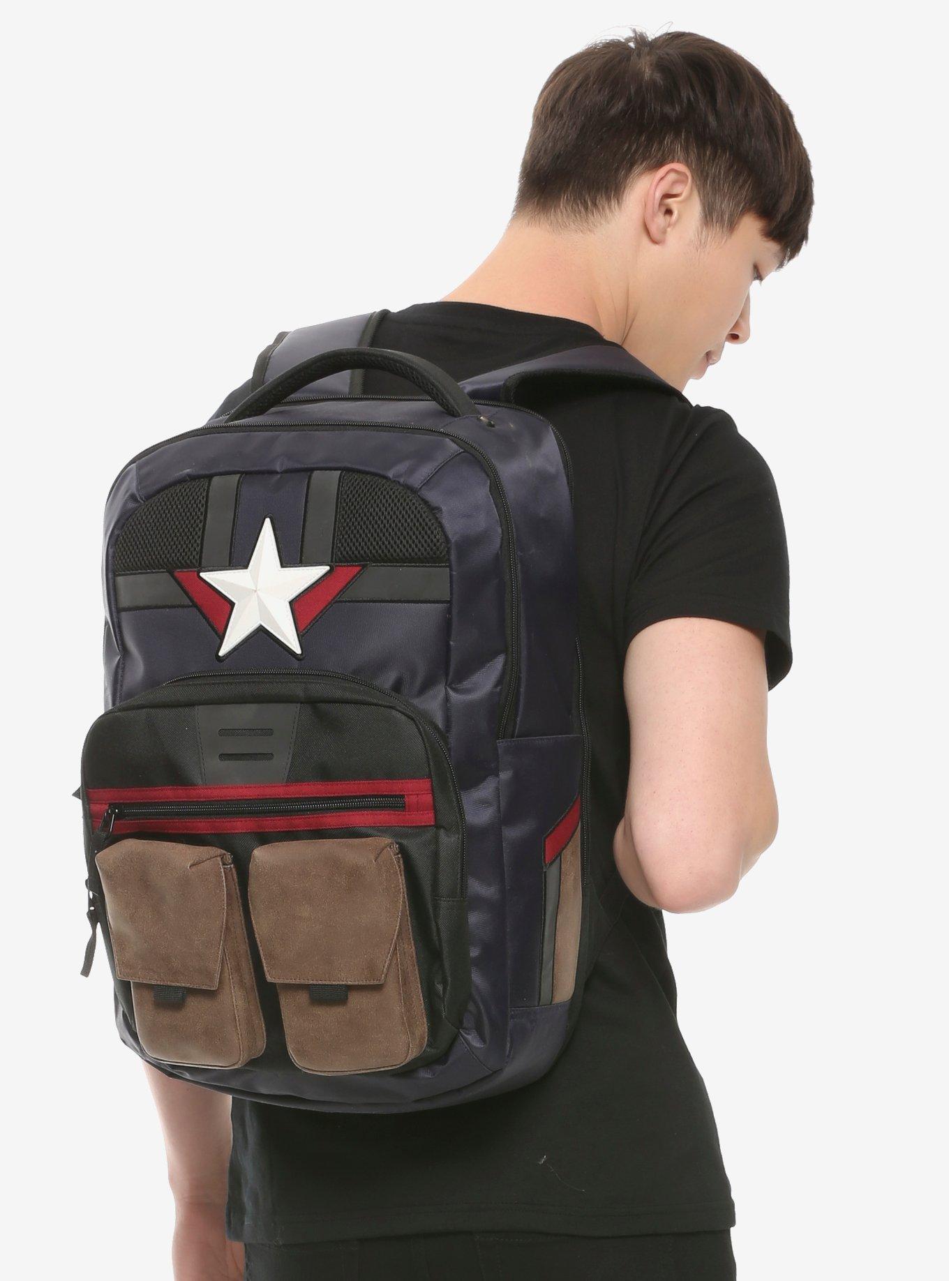 Marvel Captain America Built-Up Backpack, , hi-res