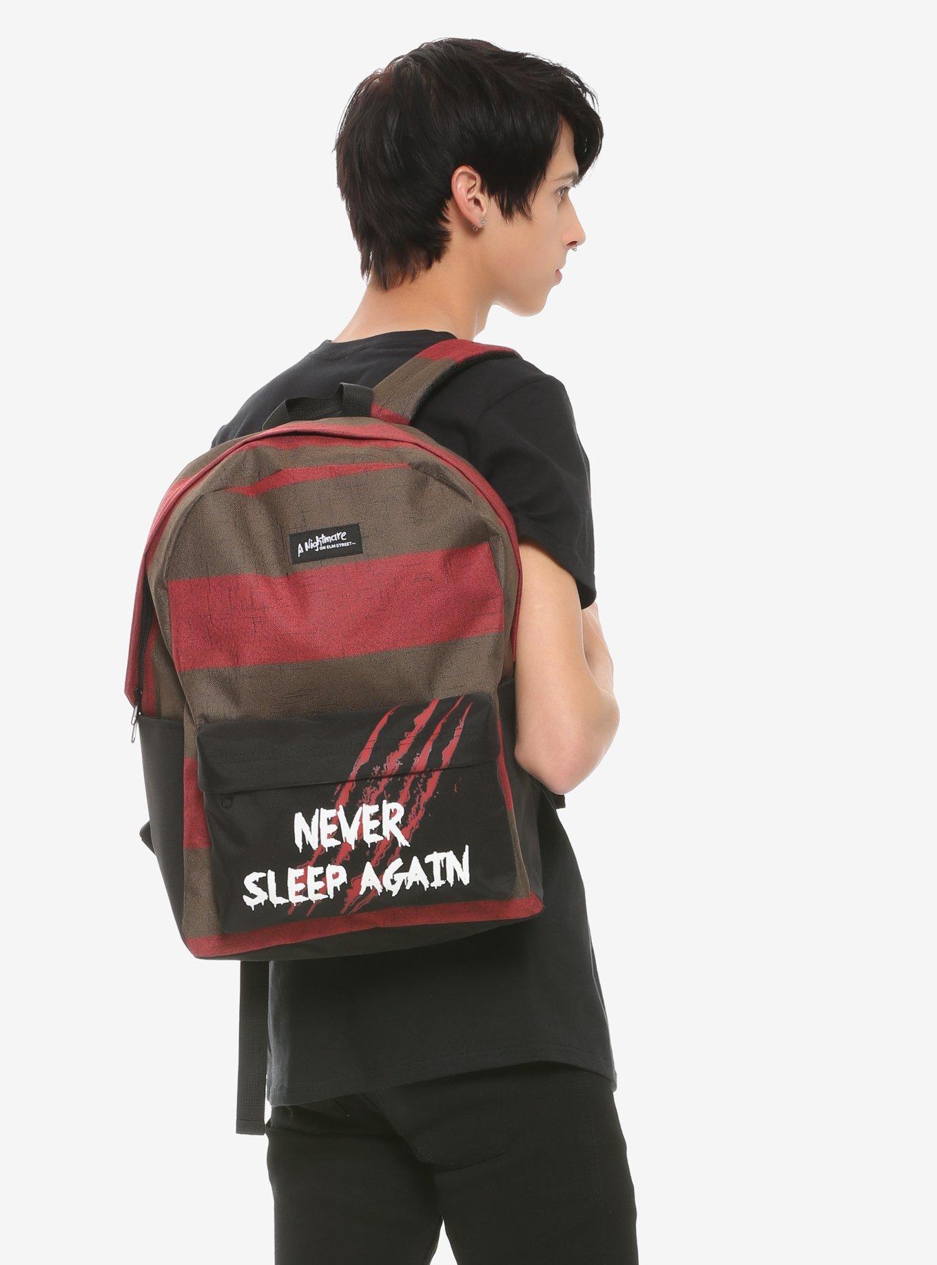 A Nightmare On Elm Street Striped Backpack, , hi-res