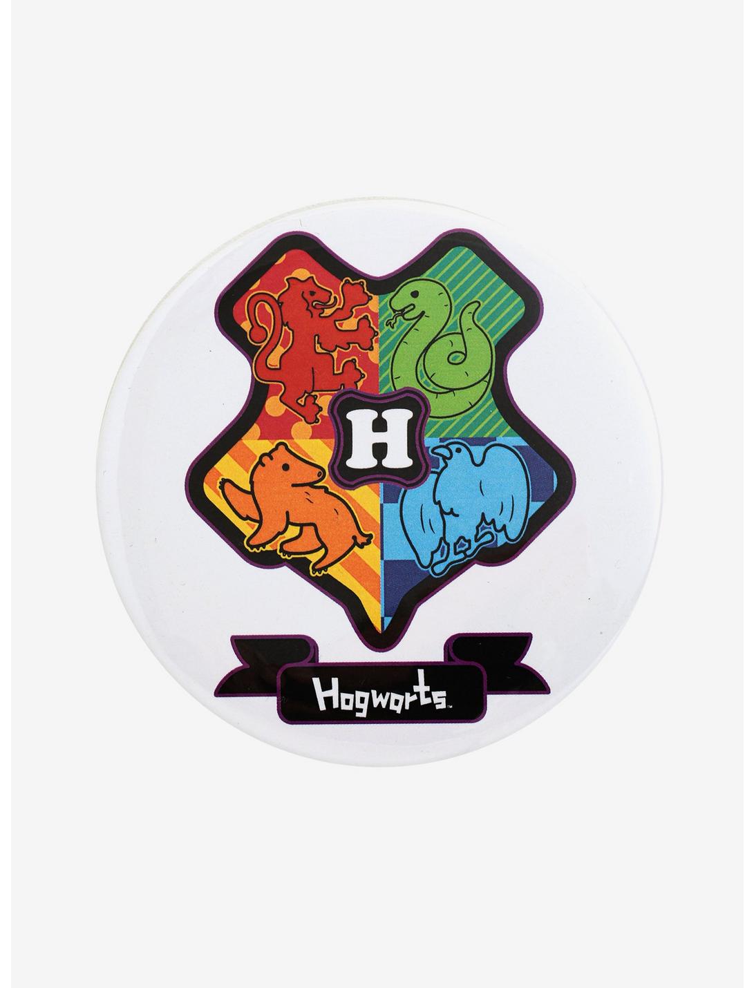 Harry Potter Chibi Hogwarts Crest Button, , hi-res