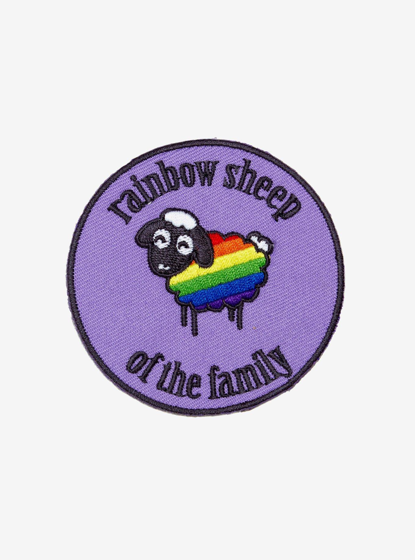 Rainbow Sheep Patch, , hi-res