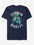Marvel Captain Marvel Blue T-Shirt, NAVY, hi-res