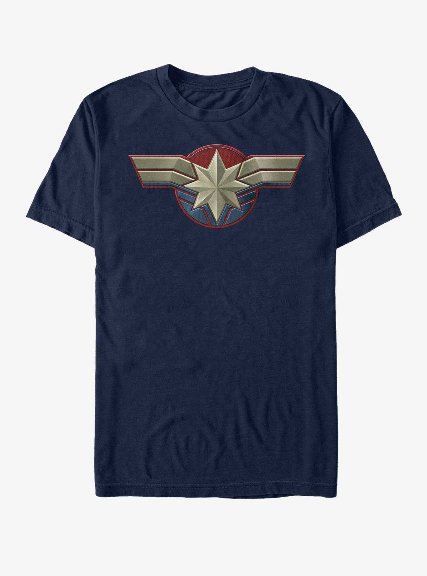 Marvel Captain Marvel Costume LOGO T-Shirt, , hi-res