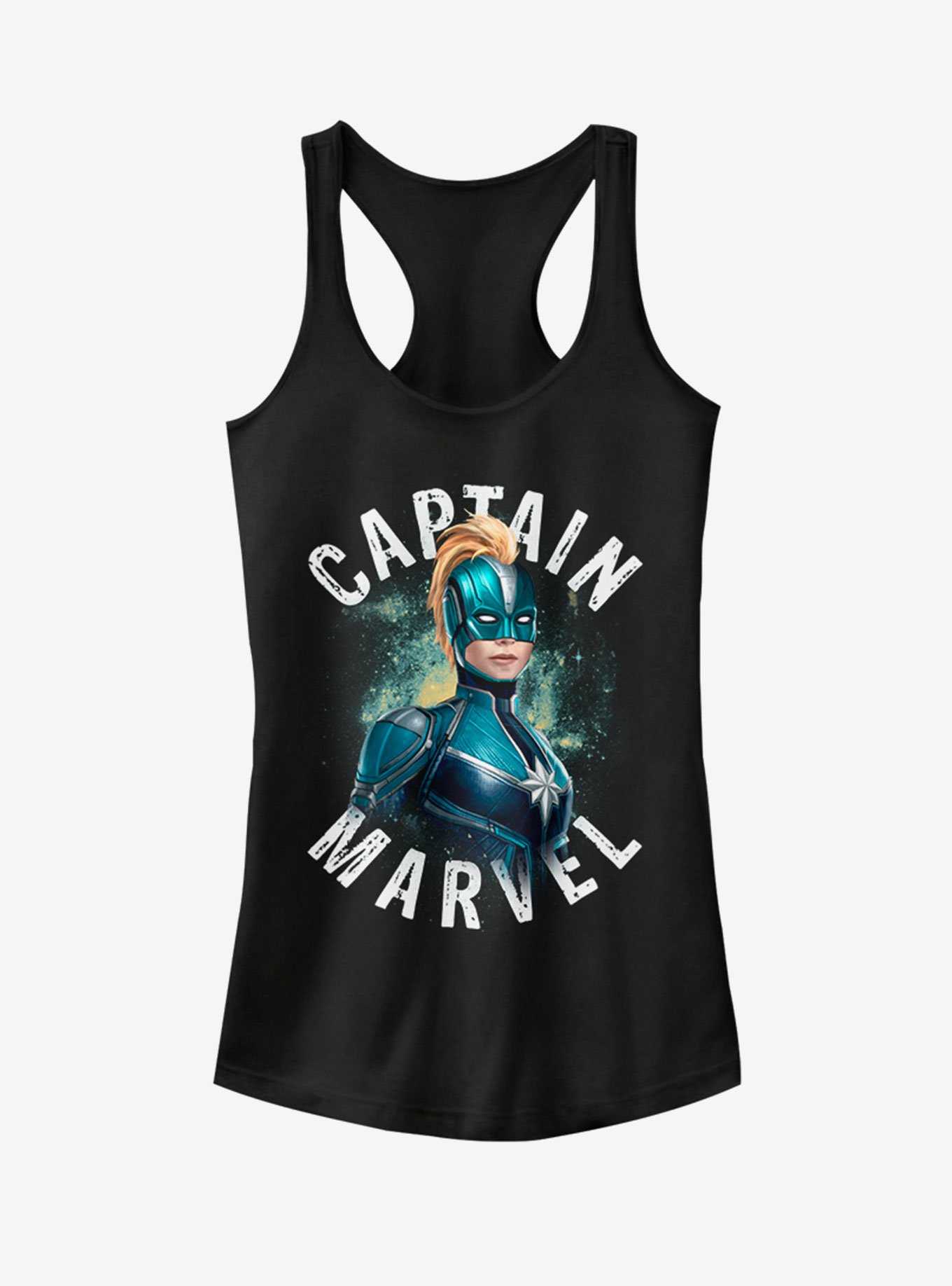 Marvel Captain Marvel Blue Girls Tank, , hi-res