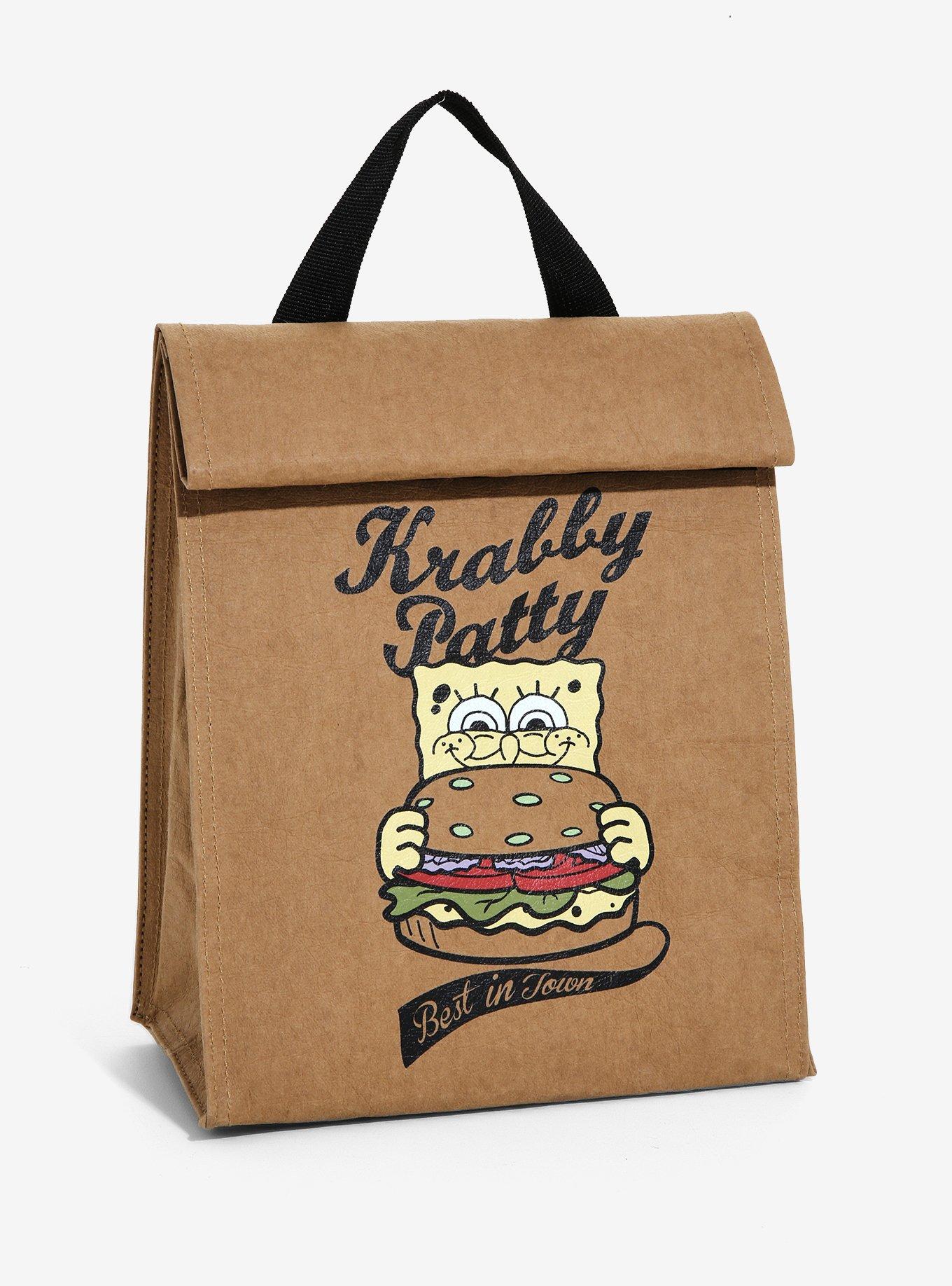 SpongeBob SquarePants Krabby Patty Insulated Lunch Sack, , hi-res