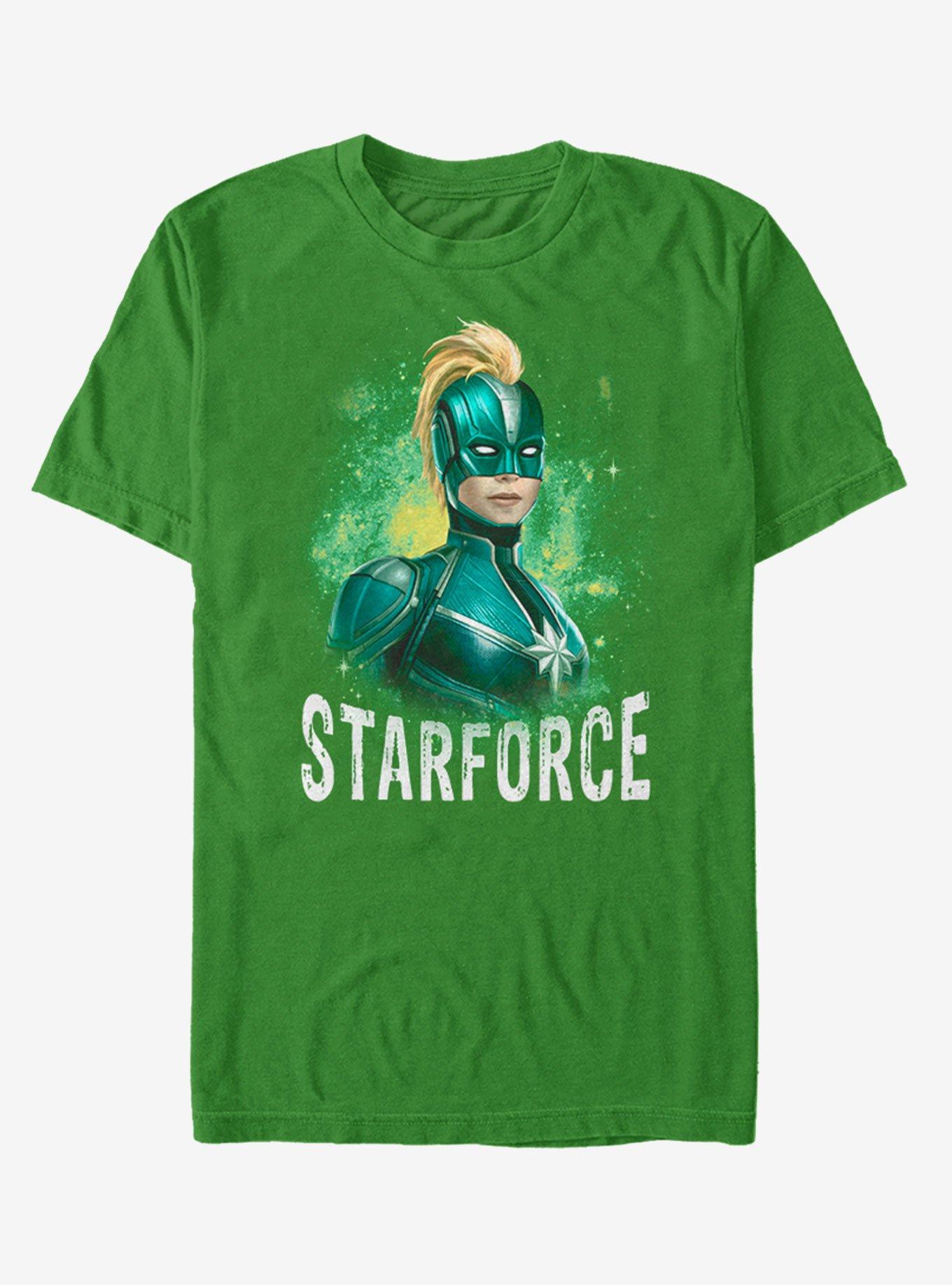 Marvel Captain Marvel STARFORCE T-Shirt, KELLY, hi-res