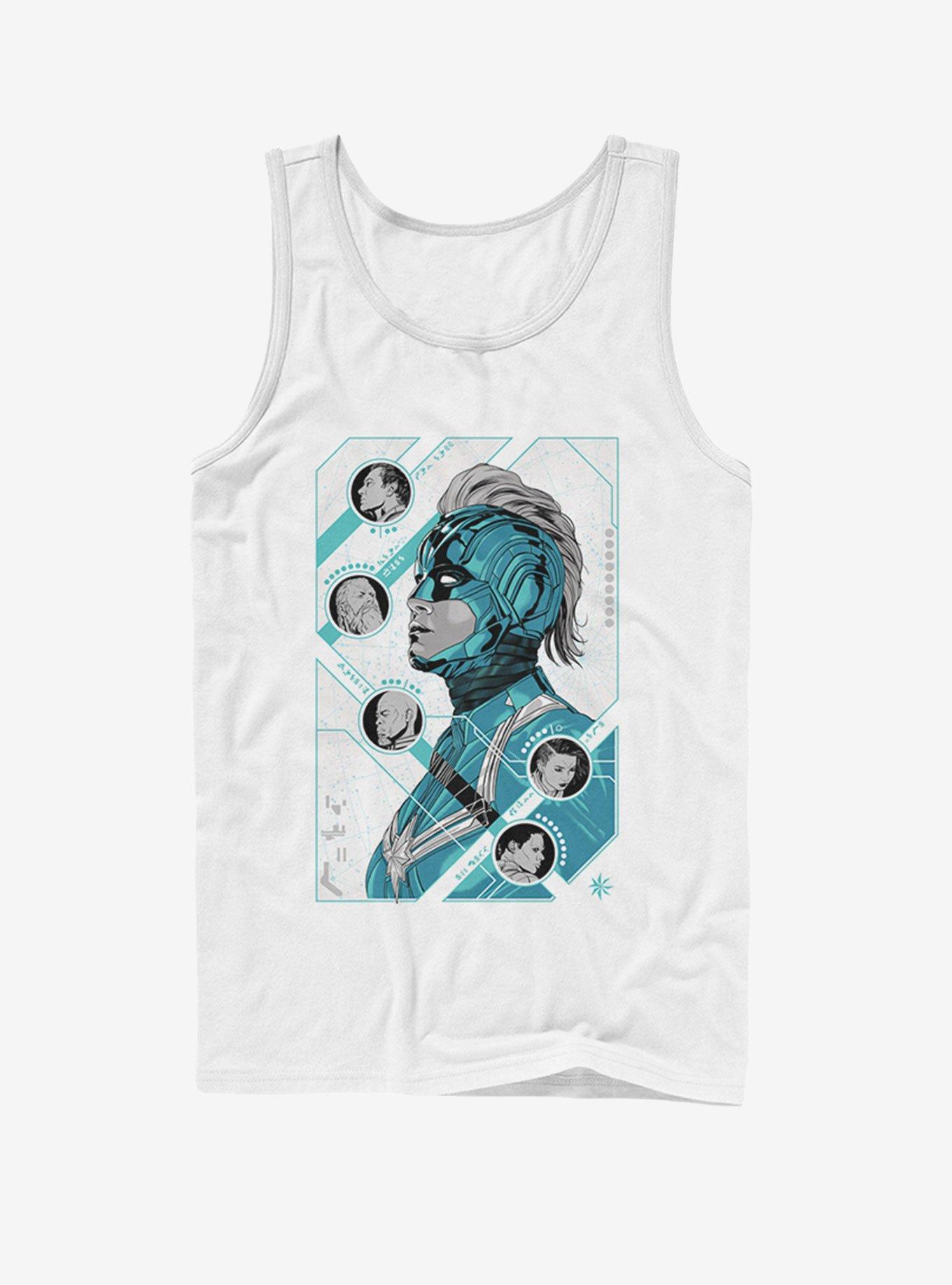 Marvel Captain Marvel Kree Tank, WHITE, hi-res