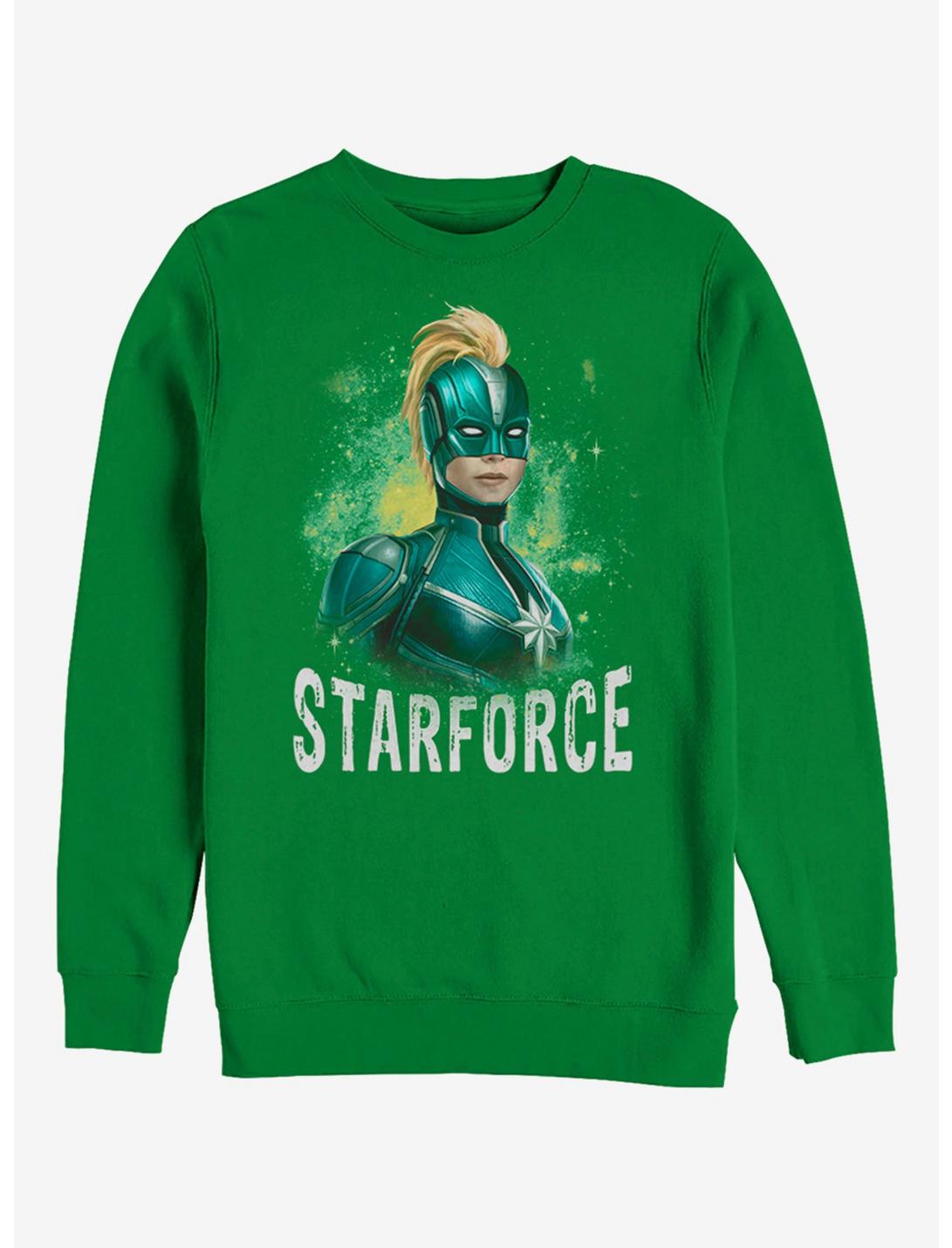 Marvel Captain Marvel STARFORCE Sweatshirt, KELLY, hi-res