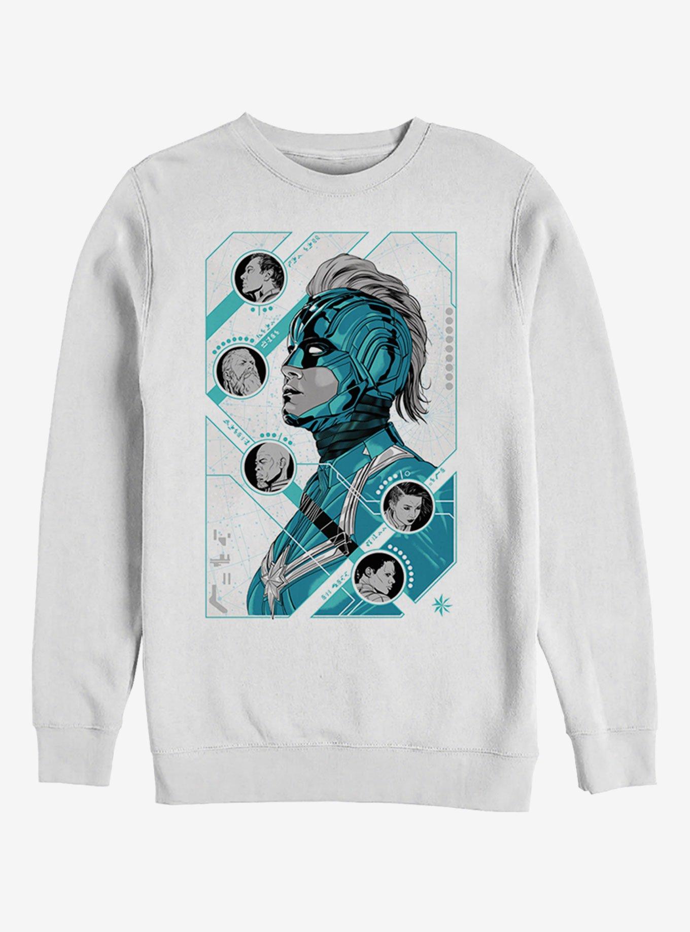 Marvel Captain Marvel Kree Sweatshirt, , hi-res