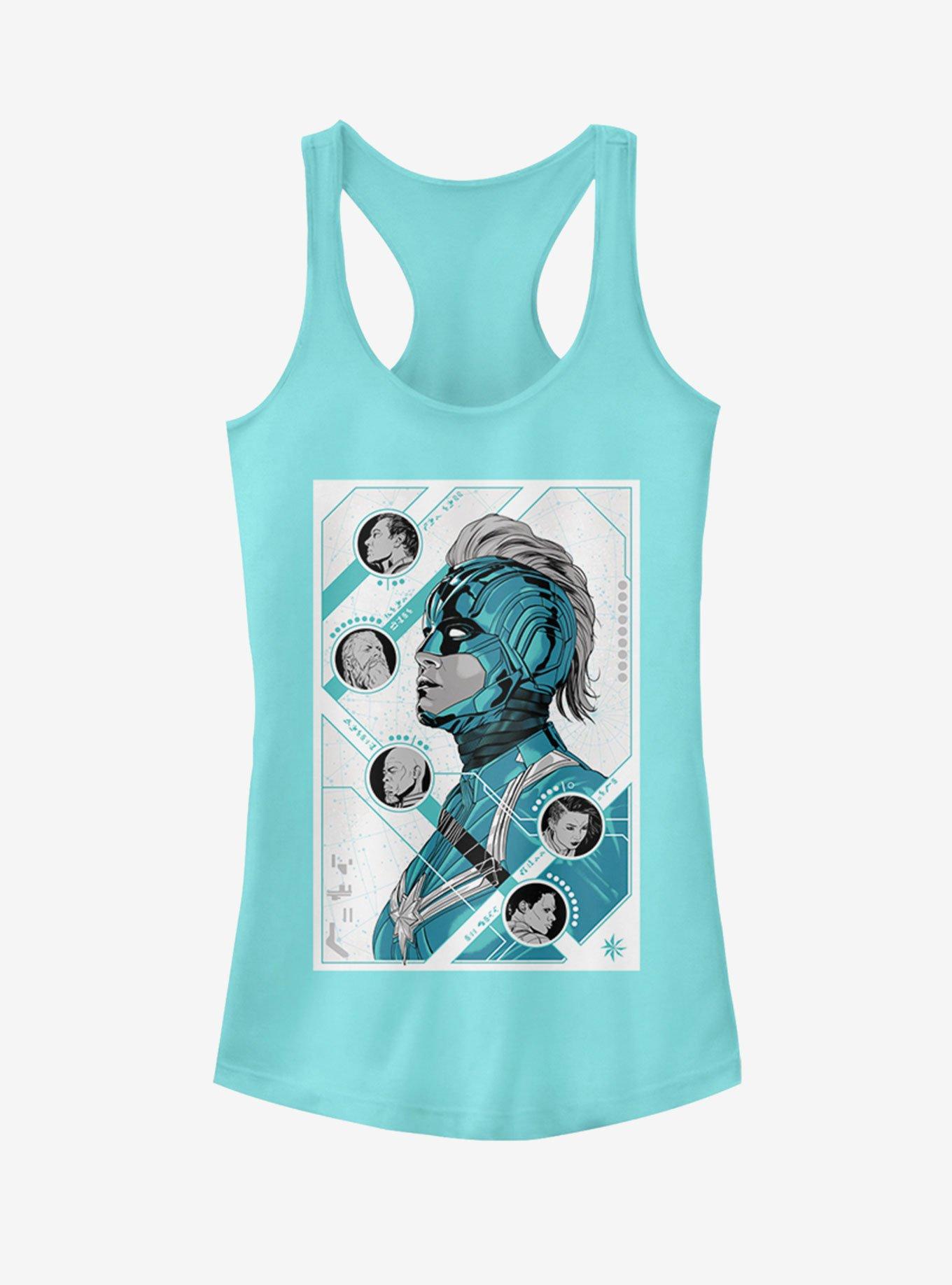 Marvel Captain Marvel Kree Girls Tank, , hi-res
