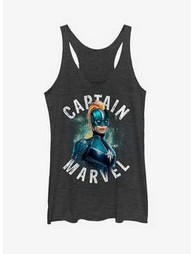 Marvel Captain Marvel Blue Suit Girls Tank, , hi-res