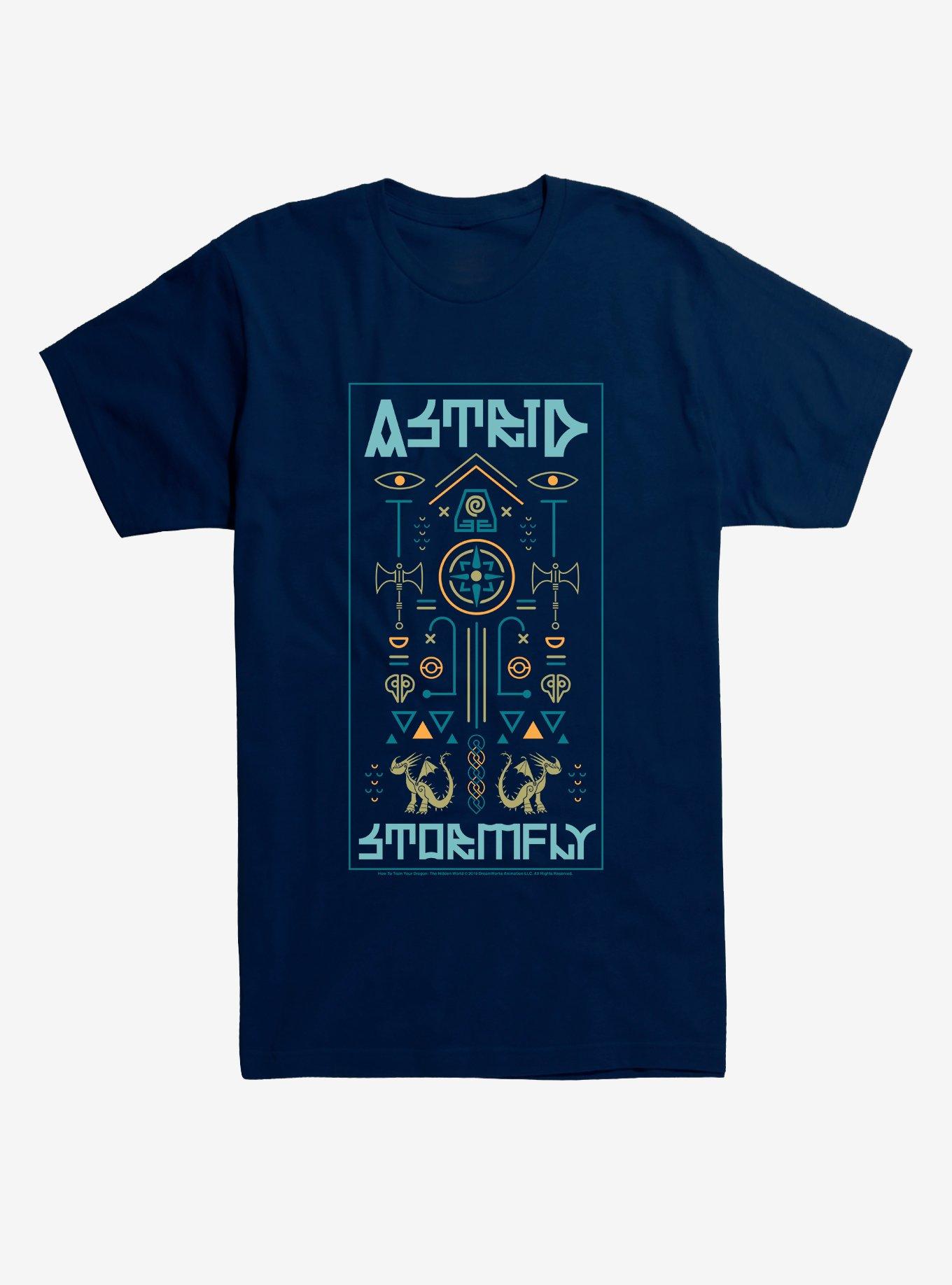 How To Train Your Dragon Astrid Stormfly T-Shirt, MIDNIGHT NAVY, hi-res
