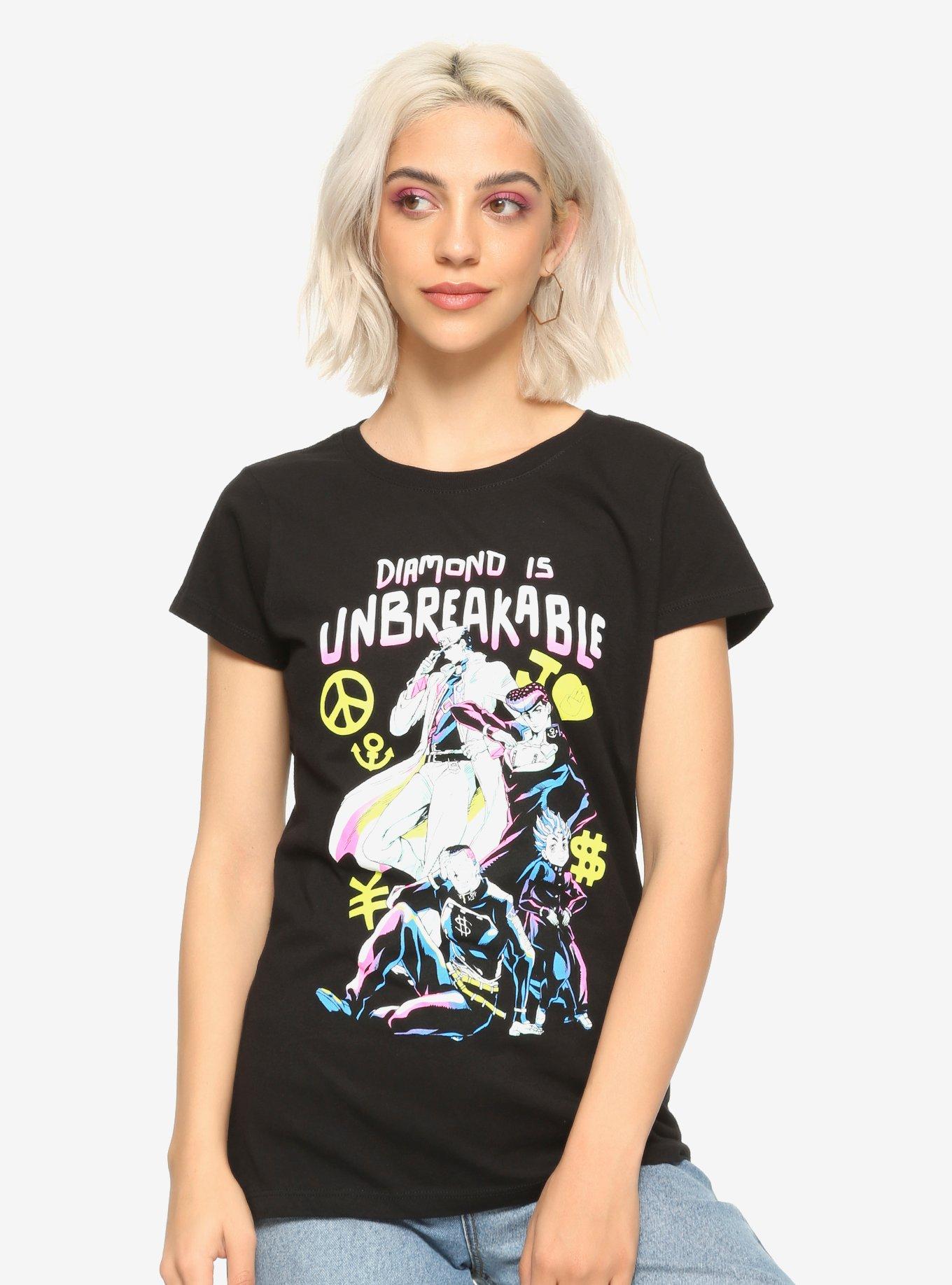 JoJo's Bizarre Adventure: Diamond Is Unbreakable Group Girls T-Shirt ...