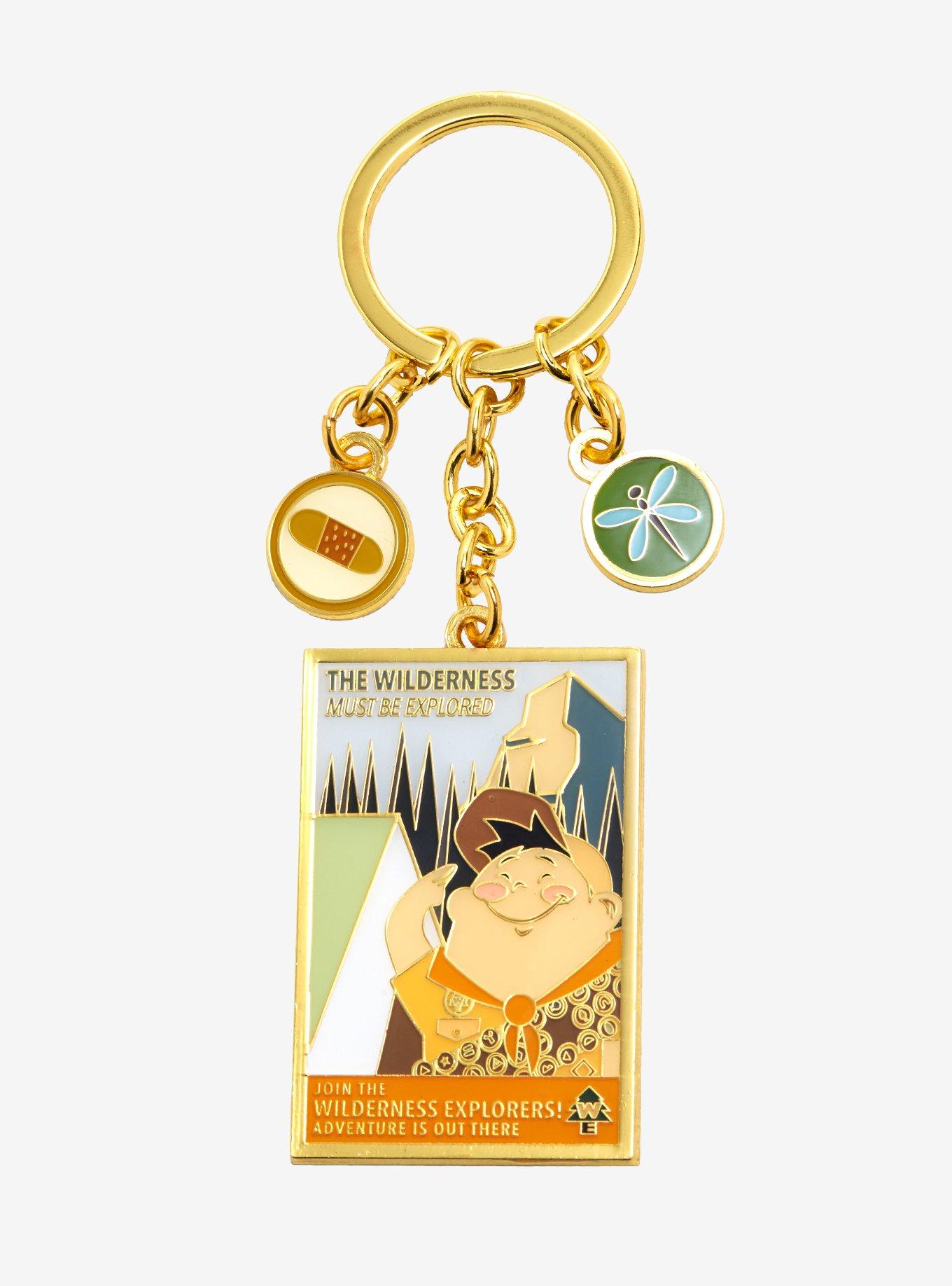 Loungefly Disney Pixar Up Wilderness Explorer Badge Keychain - BoxLunch Exclusive, , hi-res