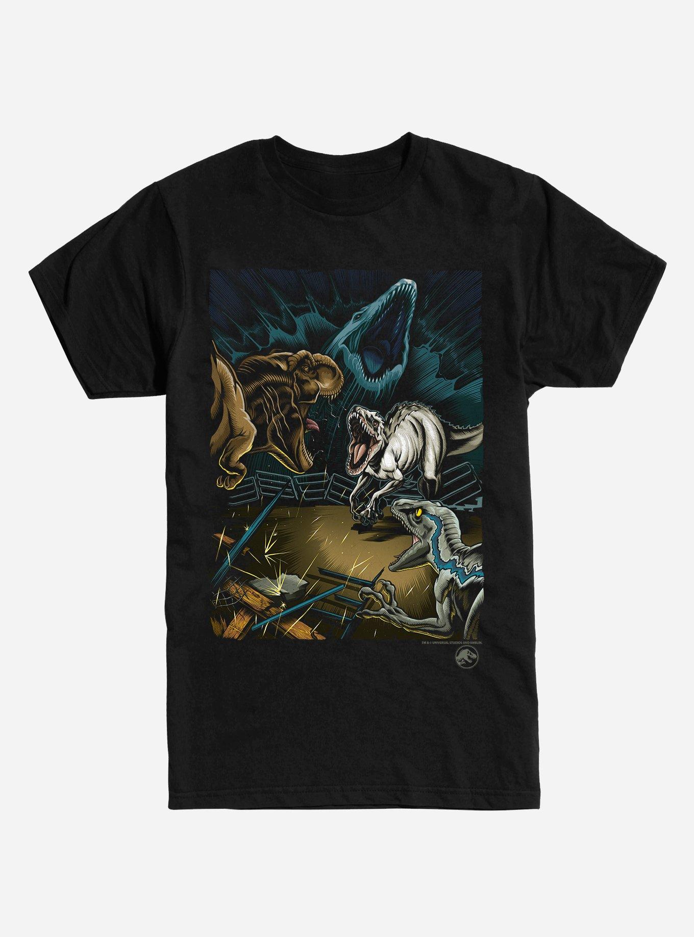 Jurassic World Dinosaur Battle T-Shirt | BoxLunch