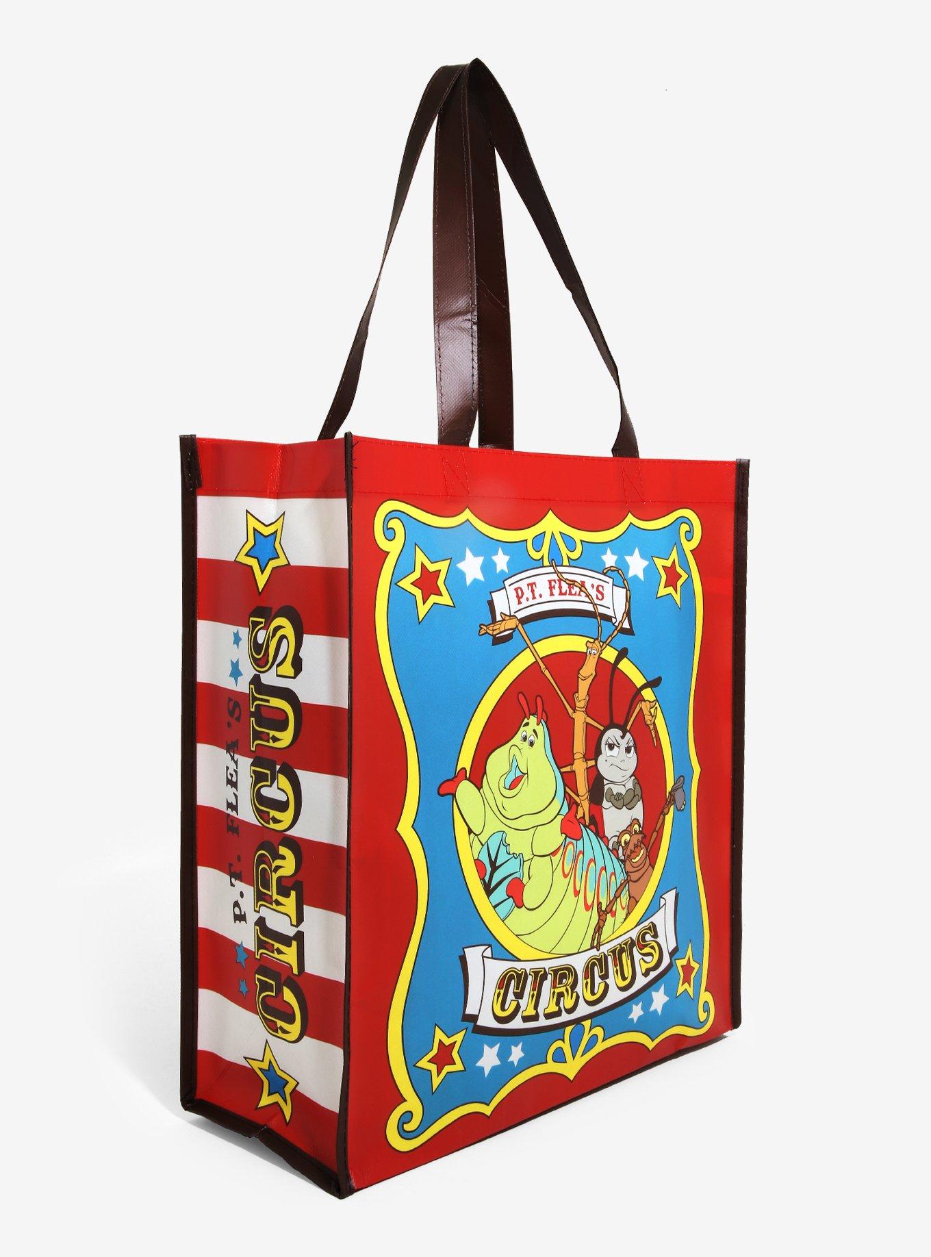 Loungefly Disney Pixar A Bug's Life Circus Reusable Tote - BoxLunch Exclusive, , hi-res