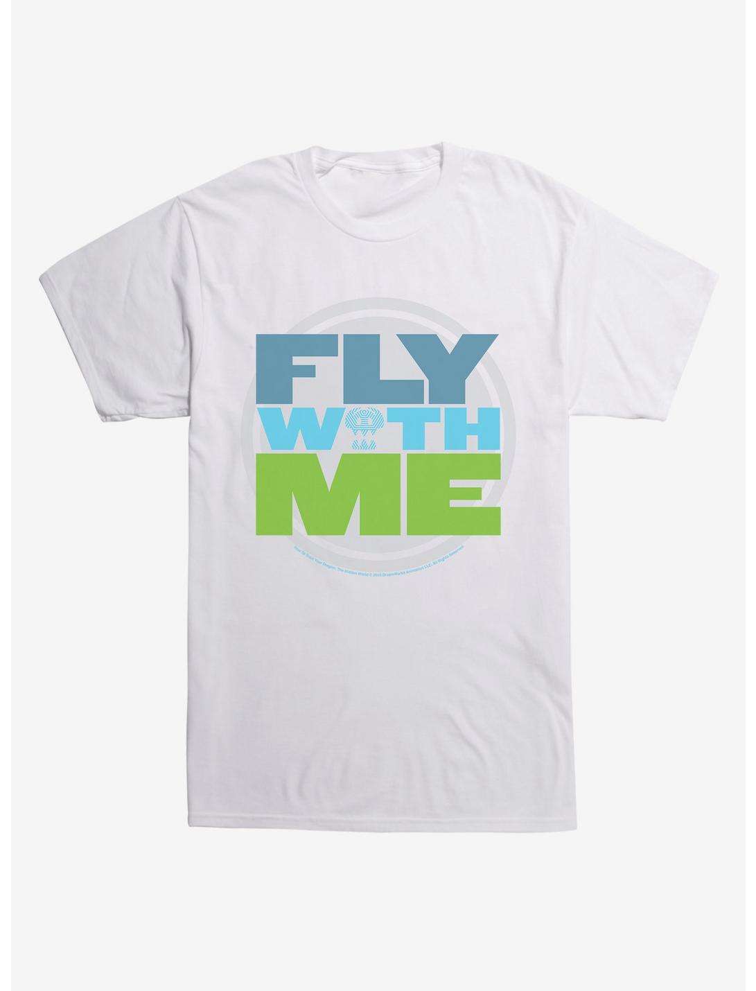 How To Train Your Dragon Fly With Me T-Shirt, WHITE, hi-res