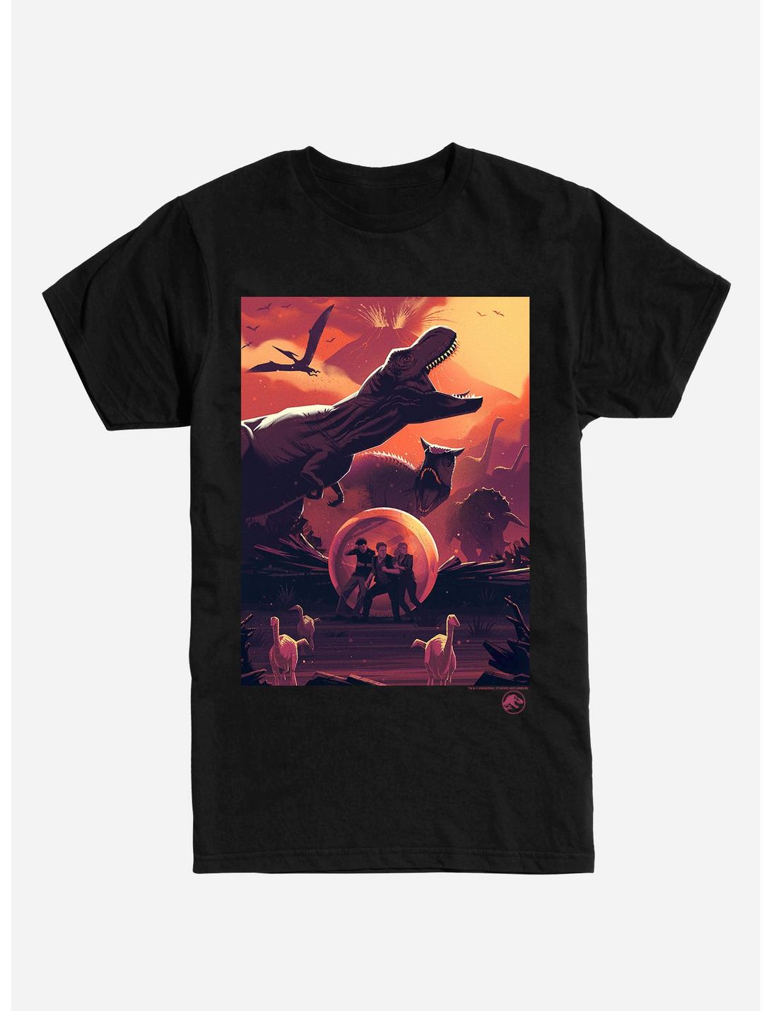 Jurassic World Battle T-Shirt, BLACK, hi-res