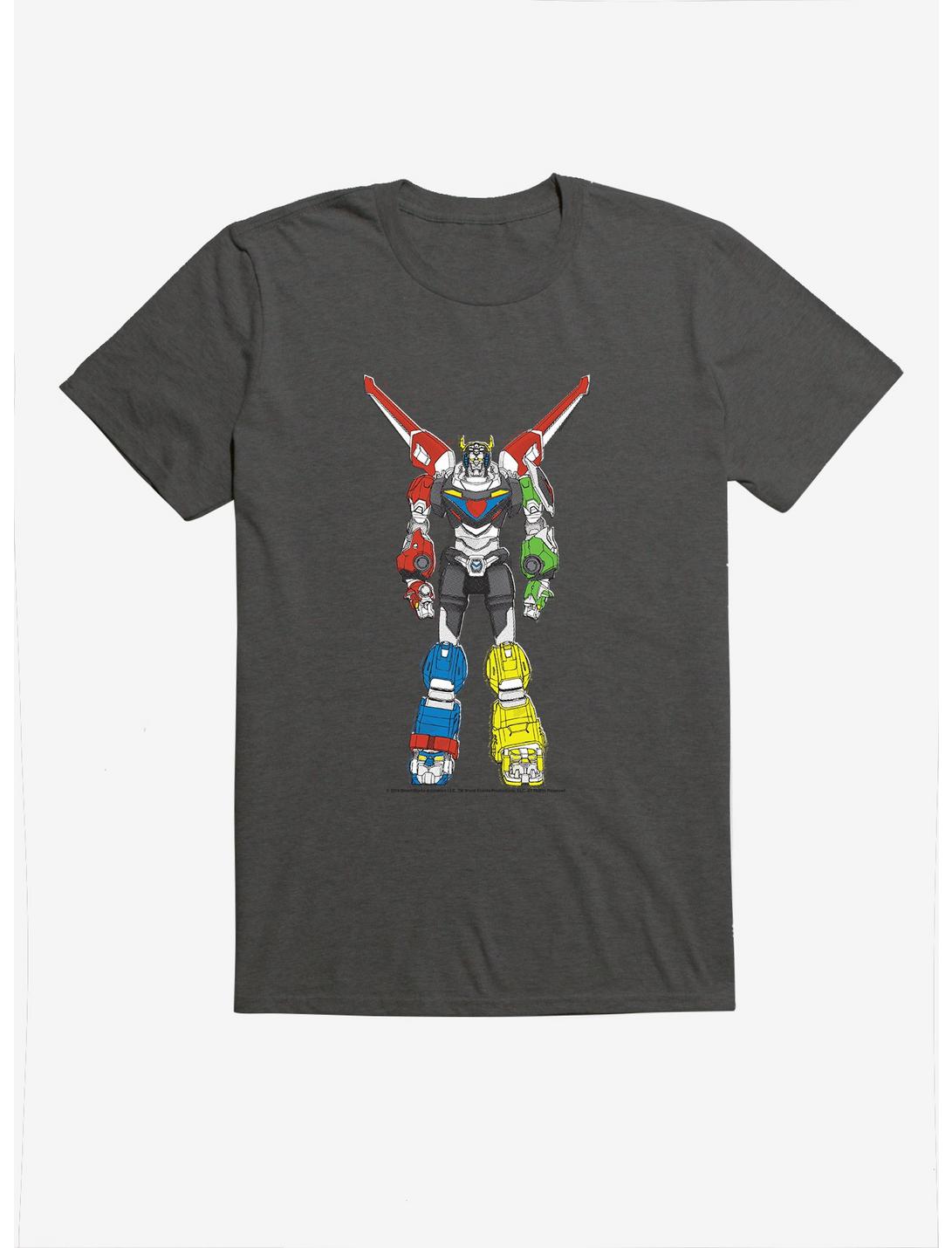 Voltron Pixel T-Shirt, DARK GREY, hi-res