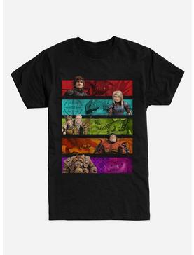 Plus Size How To Train Your Dragon Character Bars T-Shirt, , hi-res