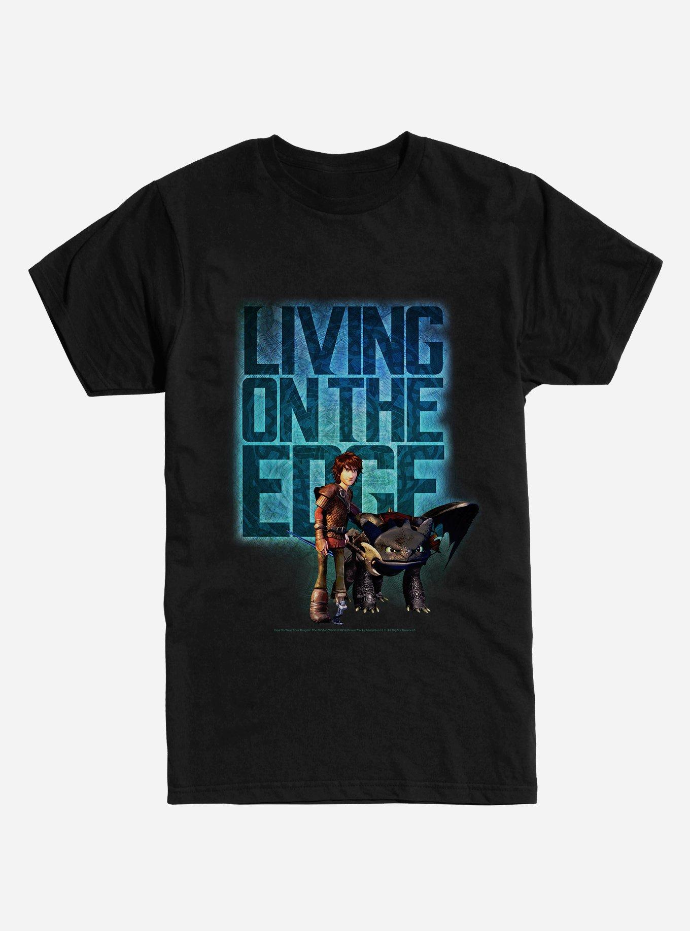 How To Train Your Dragon Living on the Edge T-Shirt, BLACK, hi-res