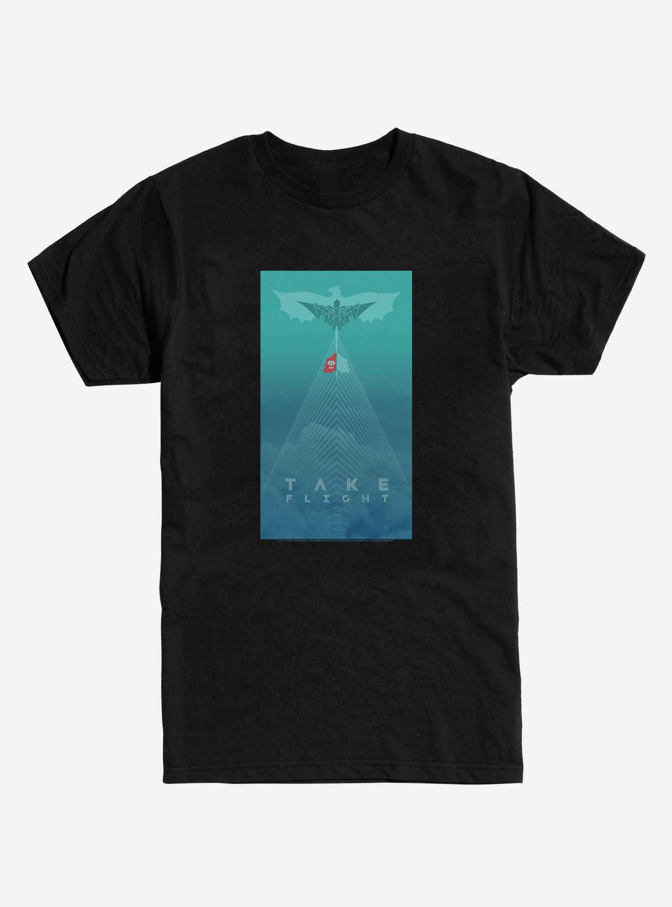 How To Train Your Dragon Take Flight Building T-Shirt, , hi-res