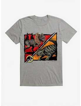 Jurassic World Dino Battle Square T-Shirt, , hi-res
