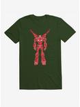 Voltron Red Patchy Robot T-Shirt, FOREST GREEN, hi-res