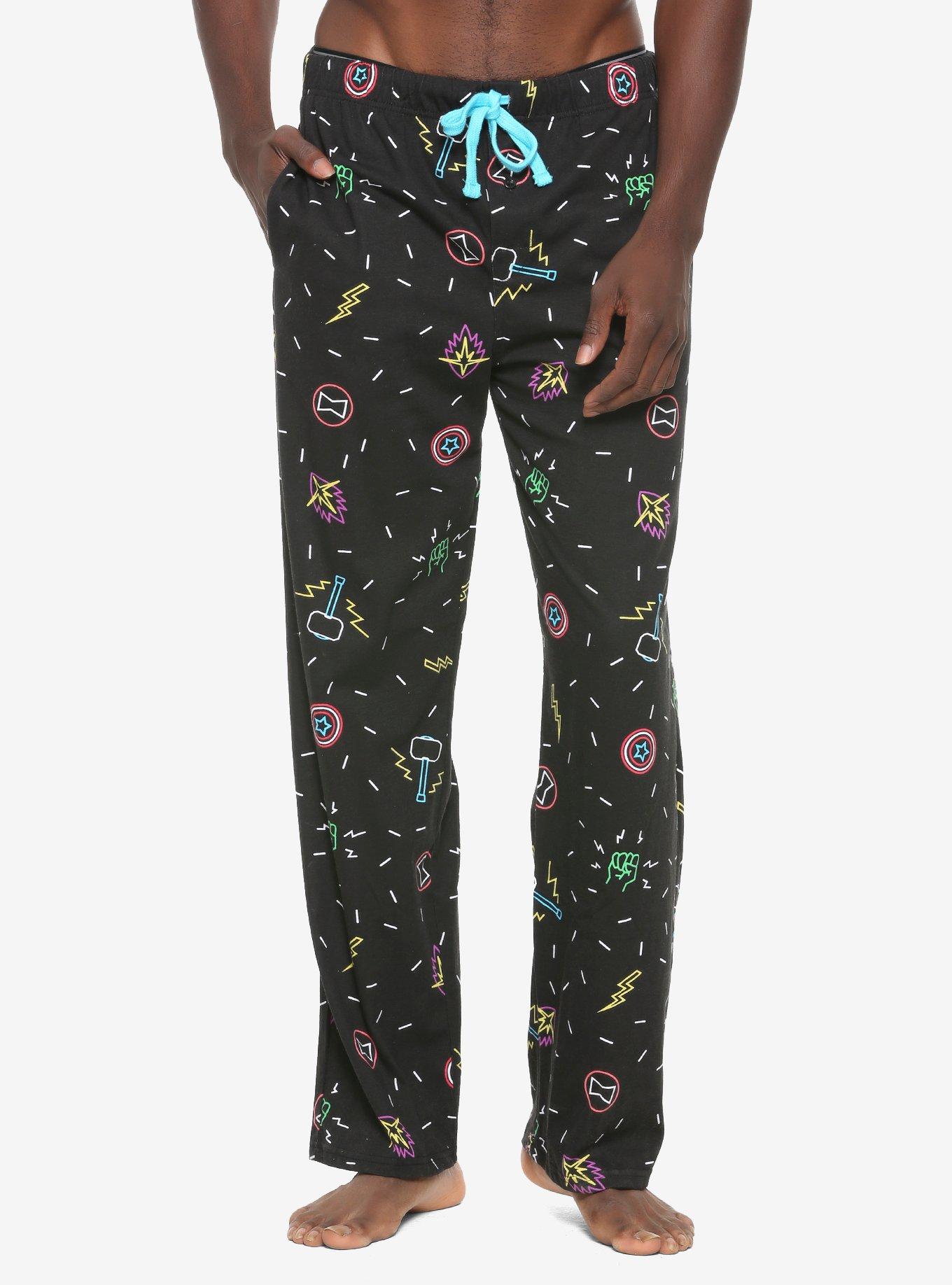 Marvel Avengers Neon Sleep Pants - BoxLunch Exclusive, MULTI, hi-res