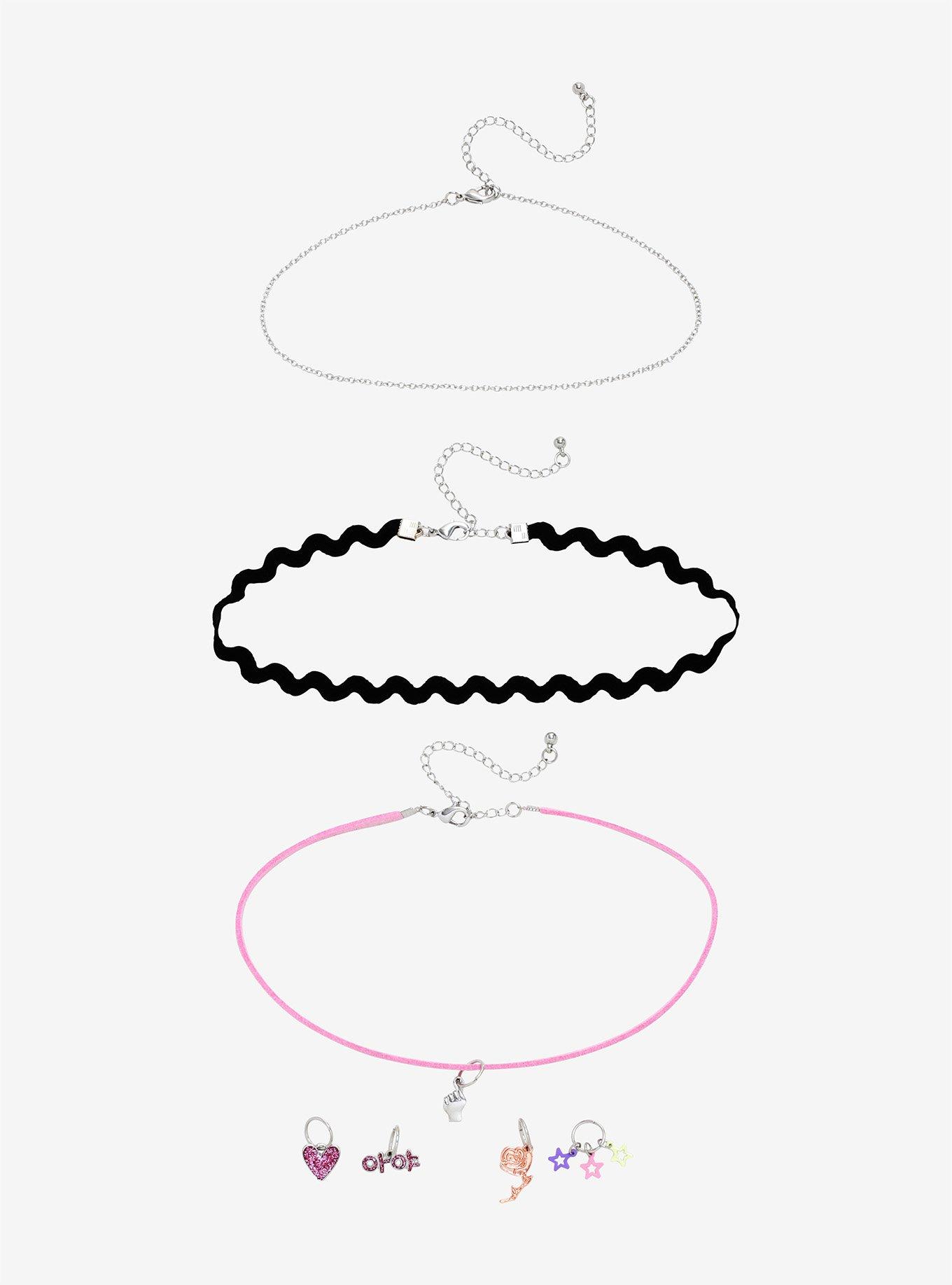 I Love K-Pop Charm Choker Set, , hi-res