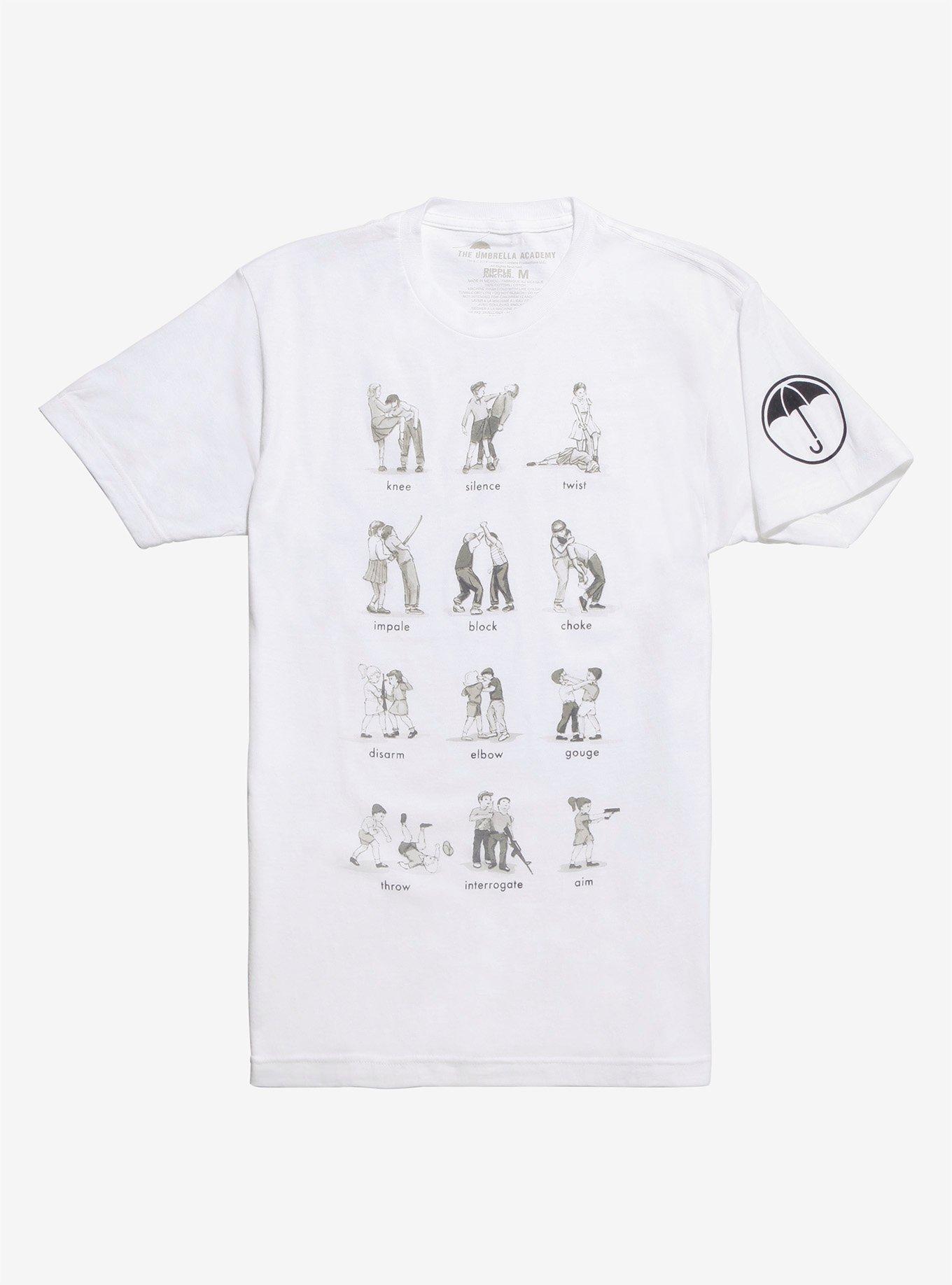 The Umbrella Academy Learning Chart T-Shirt, BLACK, hi-res