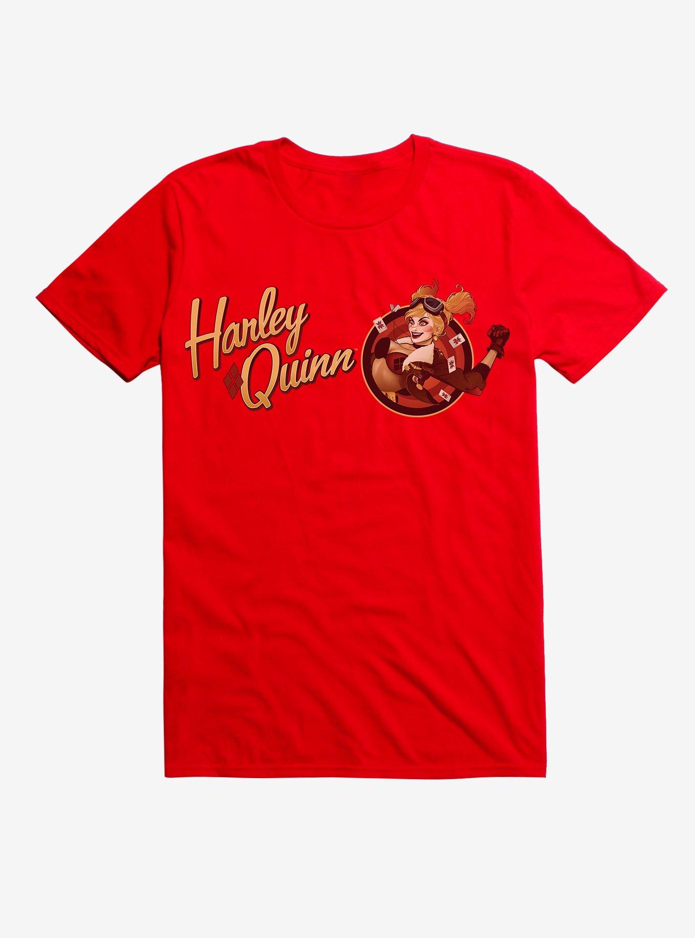 DC Comics Harley Quinn T-Shirt, RED, hi-res