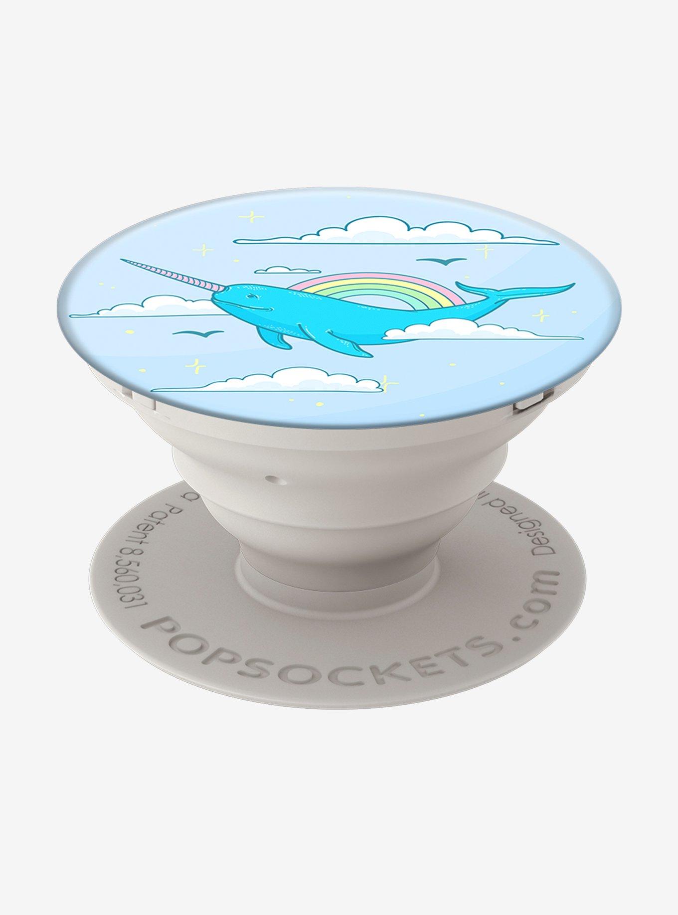 PopSockets Narwhal Rainbow Phone Grip & Stand, , hi-res
