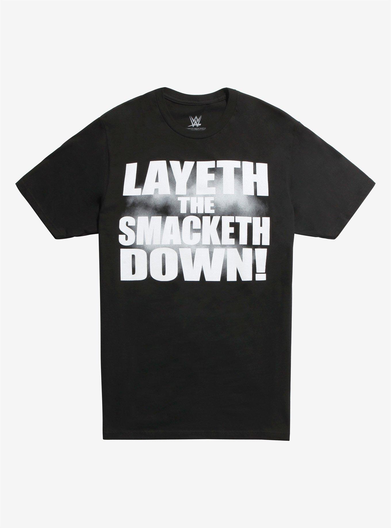 WWE The Rock Layeth The Smacketh Down T-Shirt, MULTI, hi-res
