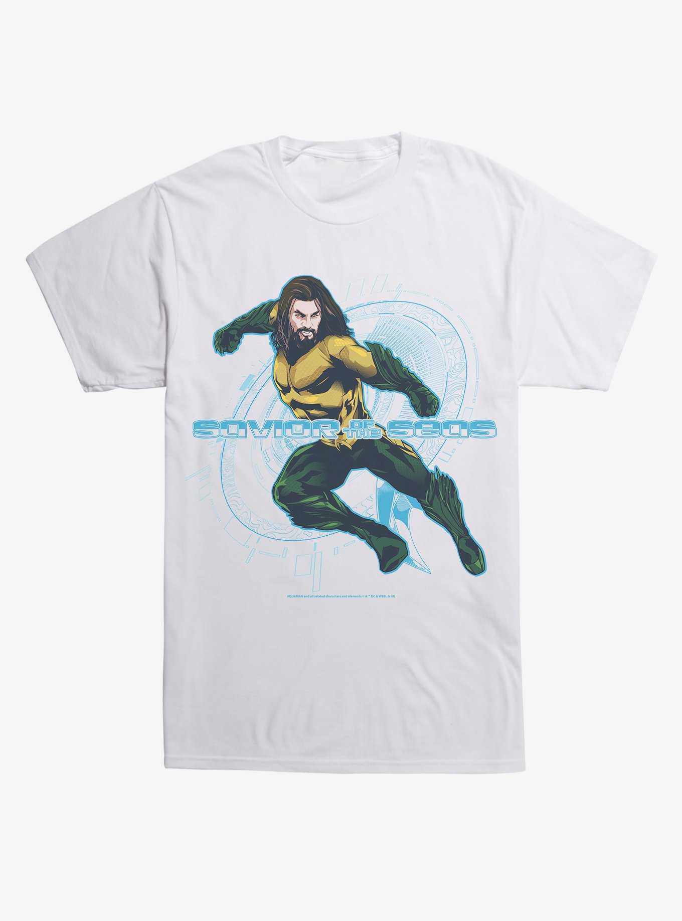 DC Comics Aquaman Savior of Seas Symbol T-Shirt, , hi-res
